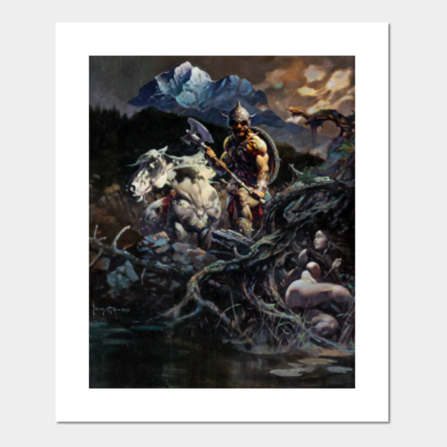 Frank Frazetta Fantastic Art Night Winds Posters And Art Prints Teepublic 